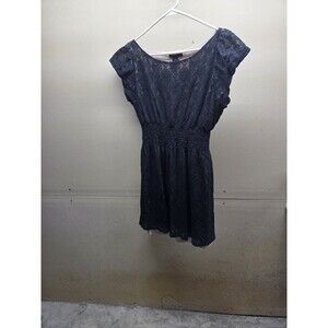 Its Pink Women's Dress Size XLarge Navy Blue Lace